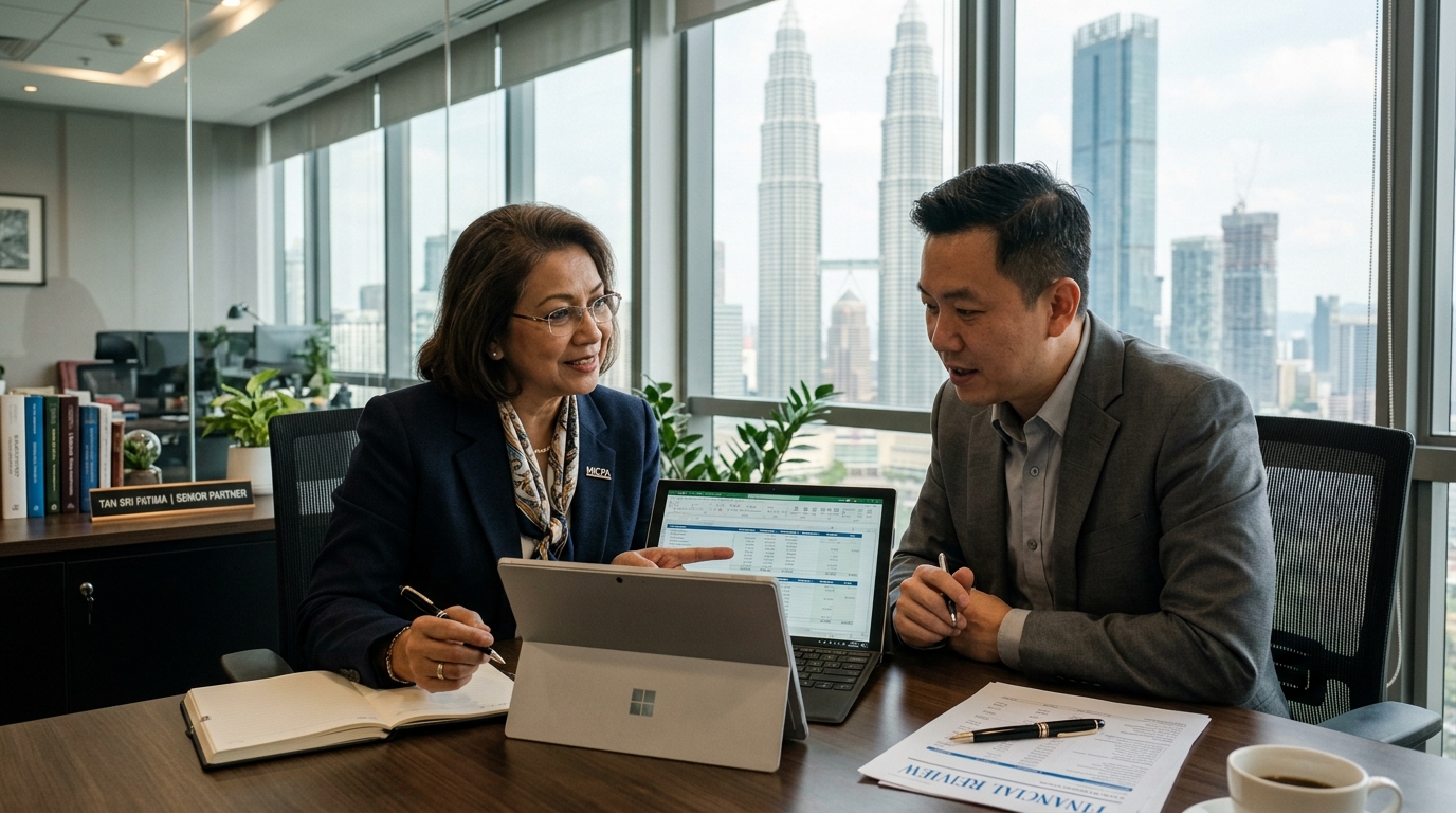 Senior Malaysian Chartered Accountant Partner in Strategic Consultation